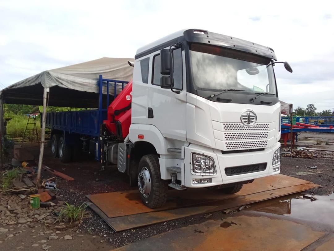 Cargo Truck with Crane — built by Syaifar Realty in Sarawak