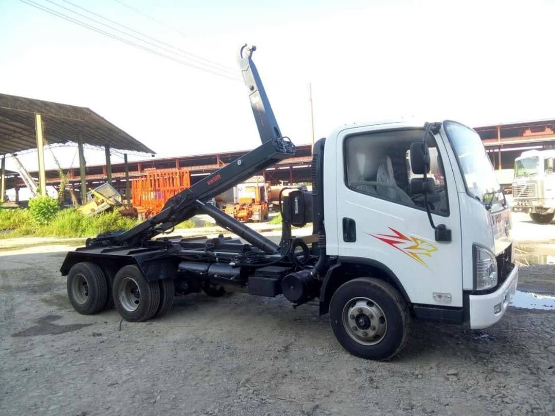 Hooklifts — supplied and serviced by Syaifar Realty in Sarawak