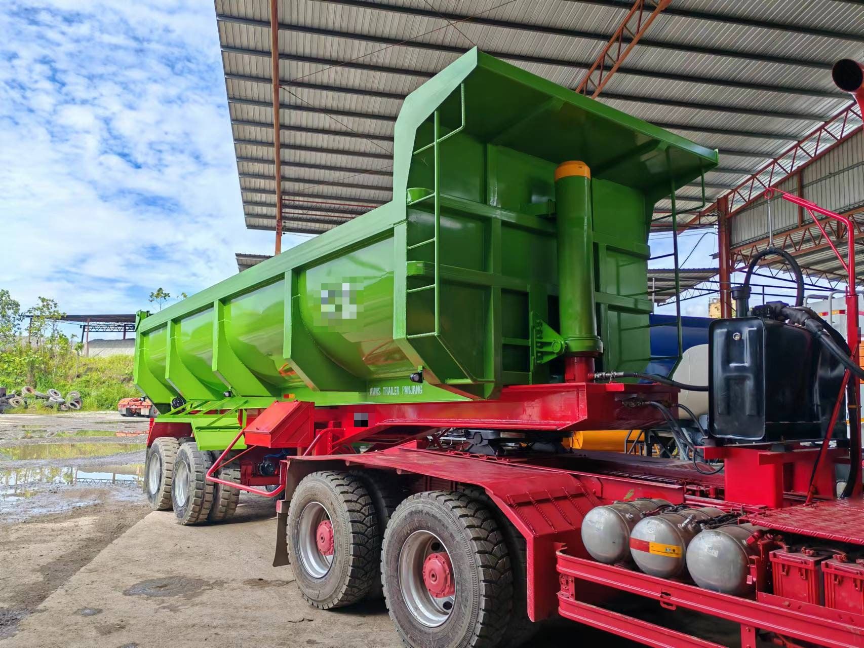 Tipping Trailer — built by Syaifar Realty in Sarawak